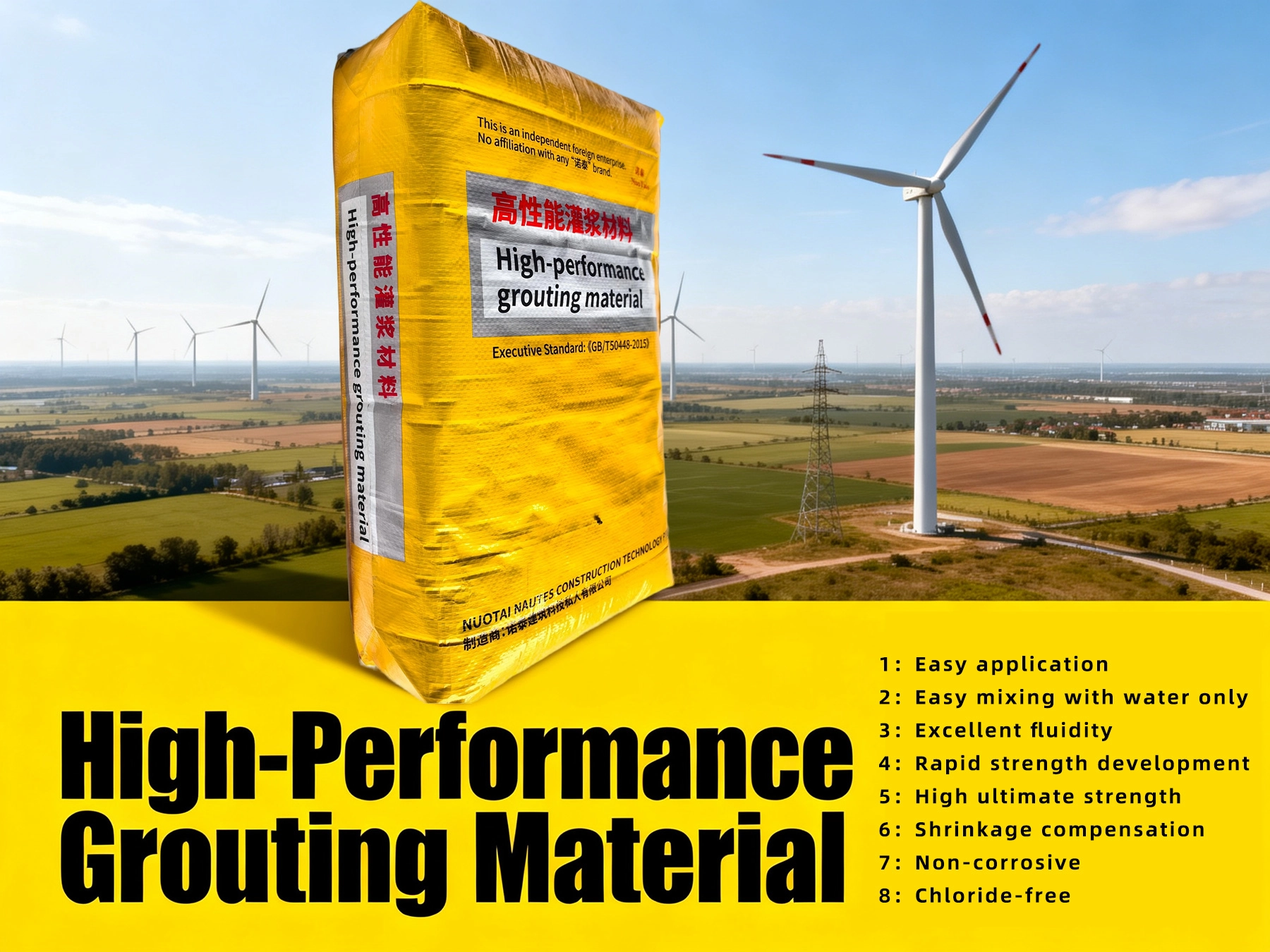 High-Performance Grouting Material